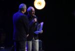 Amsterdam 20 november 2016
Rob de Nijs krijgt de radio5 oeuvre award in theater Amsterdam . Zijn vrouw Henriette en zoons Robert en Yoshi zijn ook aanwezig alsmede zijn ex vrouw Belinda meuldijk. Frits Spits reikt prijs uit