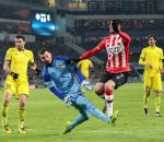 Eindhoven, 6 December 2016 Laatse groepswedstrijd in de Champions League Seizoen 2016/2017 PSV-FC Rostov, eindstand 0-0 en uitschakeling voor het gehele Europese Voetbal.
Gaston Pereiro