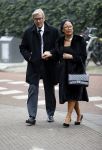 Amsterdam 15 december 2016
Herdenkingsdienst voor Joop Braakhekke in de Vondelkerk. Geert Eijsbouts met een vriendin