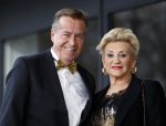 Den Haag 12 december 2016
Society lunch in crown plaza hotel. 
Hanny Veerkamp met man Ton Veerkamp