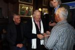 Amsterdam 25 november 2016
Boekpresentatie Johnny Rep bij cafe Scheltema. Johan Derksen reikt eerste exemplaar uit aan Heinz Stuy . Het boek is geschreven door  Mark v d Heuvel.