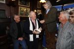 Amsterdam 25 november 2016
Boekpresentatie Johnny Rep bij cafe Scheltema. Johan Derksen reikt eerste exemplaar uit aan Heinz Stuy . Het boek is geschreven door  Mark v d Heuvel.