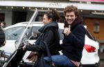 Amsterdam 9 december 2016
Holly Brood met vriend Soy Kroon op de scooter in Amsterdam