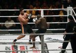 Oberhausen 10 december 2016
Jamal Ben Saddik wint van Ismael Londt tijdens de GLORY COLLISION in Oberhausen.