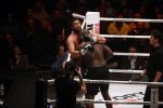 Oberhausen 10 december 2016
Jamal Ben Saddik wint van Ismael Londt tijdens de GLORY COLLISION in Oberhausen.