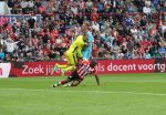 Eindhoven, 18 September 2016 PSV-Feyenoord, eindstand 0-1 Kompetitie Seizoen 2016/2017
Jeroen Zoet Jetro Willems Nicolai Jorgensen