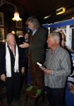 Amsterdam 25 november 2016
Boekpresentatie Johnny Rep bij cafe Scheltema. Johan Derksen reikt eerste exemplaar uit aan Heinz Stuy . Het boek is geschreven door  Mark v d Heuvel.