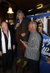Amsterdam 25 november 2016
Boekpresentatie Johnny Rep bij cafe Scheltema. Johan Derksen reikt eerste exemplaar uit aan Heinz Stuy . Het boek is geschreven door  Mark v d Heuvel.