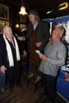 Amsterdam 25 november 2016
Boekpresentatie Johnny Rep bij cafe Scheltema. Johan Derksen reikt eerste exemplaar uit aan Heinz Stuy . Het boek is geschreven door  Mark v d Heuvel.