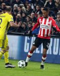 Eindhoven, 6 December 2016 Laatse groepswedstrijd in de Champions League Seizoen 2016/2017 PSV-FC Rostov, eindstand 0-0 en uitschakeling voor het gehele Europese Voetbal.
Joshua Brenet