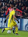 Eindhoven, 6 December 2016 Laatse groepswedstrijd in de Champions League Seizoen 2016/2017 PSV-FC Rostov, eindstand 0-0 en uitschakeling voor het gehele Europese Voetbal.
Joshua Brenet