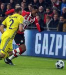 Eindhoven, 6 December 2016 Laatse groepswedstrijd in de Champions League Seizoen 2016/2017 PSV-FC Rostov, eindstand 0-0 en uitschakeling voor het gehele Europese Voetbal.
Joshua Brenet