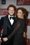 Amsterdam 14 november 2016
Premiere de zevende hemel in theater Carre. Katja Schuurman met vriend Freek v Noortwijk