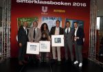 Amsterdam 14 november 2016
Winston Gerschtanowitz presenteerde de nieuwe sinterklaasboeken van Jumbo gemaakt door Katja  en Wim Schuurman Albert Verlinde en Wesley Sneijder die helaas niet aanwezig kon zijn in de Bibliotheek van Amsterdam. Katja had dochter Sammie mee genomen.