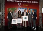 Amsterdam 14 november 2016
Winston Gerschtanowitz presenteerde de nieuwe sinterklaasboeken van Jumbo gemaakt door Katja  en Wim Schuurman Albert Verlinde en Wesley Sneijder die helaas niet aanwezig kon zijn in de Bibliotheek van Amsterdam. Katja had dochter Sammie mee genomen.