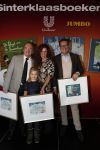 Amsterdam 14 november 2016
Winston Gerschtanowitz presenteerde de nieuwe sinterklaasboeken van Jumbo gemaakt door Katja  en Wim Schuurman Albert Verlinde en Wesley Sneijder die helaas niet aanwezig kon zijn in de Bibliotheek van Amsterdam. Katja had dochter Sammie mee genomen.