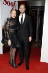Amsterdam 28 november 2016
Premiere Soof 2 in de la mar theater. 
Kimberly Klaver en partner Bas Schothorst