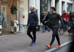 Amsterdam 3 december 2016
Koen Verweij met ... na een training op de pc hooftstraat