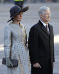Amsterdam, 28 November 2016
Eerste dag Belgische Koningspaar bij Staatsbezoek aan Nederland
Koningin Maxima, Koning Willem Alexander, Koning Filip en Koningin Mathilde