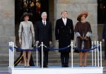 Amsterdam, 28 November 2016
Eerste dag Belgische Koningspaar bij Staatsbezoek aan Nederland
Koningin Maxima, Koning Willem Alexander, Koning Filip en Koningin Mathilde