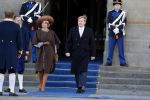 Amsterdam, 28 November 2016
Eerste dag Belgische Koningspaar bij Staatsbezoek aan Nederland
Koningin Maxima, Koning Willem Alexander, Koning Filip en Koningin Mathilde