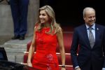 Amsterdam 15 december 2016  
Uitreiking prins Claus prijzen met aanwezig Koning Willem Alexander Koningin Maxima Prinses Beatrix Prinses Laurentien en Prinses Mabel. Vindt plaats in paleis op de dam.