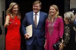 Amsterdam 15 december 2016  
Uitreiking prins Claus prijzen met aanwezig Koning Willem Alexander Koningin Maxima Prinses Beatrix Prinses Laurentien en Prinses Mabel. Vindt plaats in paleis op de dam.