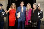 Amsterdam 15 december 2016  
Uitreiking prins Claus prijzen met aanwezig Koning Willem Alexander Koningin Maxima Prinses Beatrix Prinses Laurentien en Prinses Mabel. Vindt plaats in paleis op de dam.