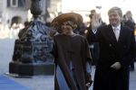 Amsterdam, 28 November 2016
Eerste dag Belgische Koningspaar bij Staatsbezoek aan Nederland
Koningin Maxima, Koning Willem Alexander, Koning Filip en Koningin Mathilde