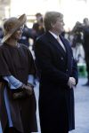 Amsterdam, 28 November 2016
Eerste dag Belgische Koningspaar bij Staatsbezoek aan Nederland
Koningin Maxima, Koning Willem Alexander, Koning Filip en Koningin Mathilde