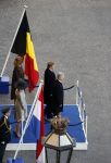 Amsterdam, 28 November 2016
Eerste dag Belgische Koningspaar bij Staatsbezoek aan Nederland
Koningin Maxima, Koning Willem Alexander, Koning Filip en Koningin Mathilde