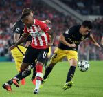 Eindhoven, 13 September 2016
PSV-Atletico Madrid, eindstand 0-1 
Eerste wedstrijd voorronde CL Seizoen 2016-2017
Luciano Narsingh