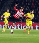 Eindhoven, 6 December 2016 Laatse groepswedstrijd in de Champions League Seizoen 2016/2017 PSV-FC Rostov, eindstand 0-0 en uitschakeling voor het gehele Europese Voetbal.
Luuk de Jong