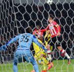 Eindhoven, 6 December 2016 Laatse groepswedstrijd in de Champions League Seizoen 2016/2017 PSV-FC Rostov, eindstand 0-0 en uitschakeling voor het gehele Europese Voetbal.
Luuk de Jong
