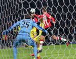 Eindhoven, 6 December 2016 Laatse groepswedstrijd in de Champions League Seizoen 2016/2017 PSV-FC Rostov, eindstand 0-0 en uitschakeling voor het gehele Europese Voetbal.
Luuk de Jong