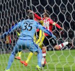 Eindhoven, 6 December 2016 Laatse groepswedstrijd in de Champions League Seizoen 2016/2017 PSV-FC Rostov, eindstand 0-0 en uitschakeling voor het gehele Europese Voetbal.
Luuk de Jong