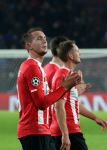 Eindhoven, 6 December 2016 Laatse groepswedstrijd in de Champions League Seizoen 2016/2017 PSV-FC Rostov, eindstand 0-0 en uitschakeling voor het gehele Europese Voetbal.
Luuk de Jong