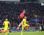 Eindhoven, 6 December 2016 Laatse groepswedstrijd in de Champions League Seizoen 2016/2017 PSV-FC Rostov, eindstand 0-0 en uitschakeling voor het gehele Europese Voetbal.
Luuk de Jong