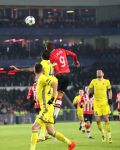 Eindhoven, 6 December 2016 Laatse groepswedstrijd in de Champions League Seizoen 2016/2017 PSV-FC Rostov, eindstand 0-0 en uitschakeling voor het gehele Europese Voetbal.
Luuk de Jong