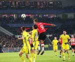 Eindhoven, 6 December 2016 Laatse groepswedstrijd in de Champions League Seizoen 2016/2017 PSV-FC Rostov, eindstand 0-0 en uitschakeling voor het gehele Europese Voetbal.
Luuk de Jong