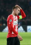 Eindhoven, 6 December 2016 Laatse groepswedstrijd in de Champions League Seizoen 2016/2017 PSV-FC Rostov, eindstand 0-0 en uitschakeling voor het gehele Europese Voetbal.
Luuk de Jong
