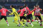 Eindhoven, 6 December 2016 Laatse groepswedstrijd in de Champions League Seizoen 2016/2017 PSV-FC Rostov, eindstand 0-0 en uitschakeling voor het gehele Europese Voetbal.
Luuk de Jong Nicolas Isimat-Mirin Davy Propper