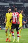 Eindhoven, 6 December 2016 Laatse groepswedstrijd in de Champions League Seizoen 2016/2017 PSV-FC Rostov, eindstand 0-0 en uitschakeling voor het gehele Europese Voetbal.
Nicolas Isimat-Mirin