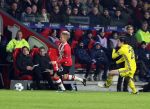 Eindhoven, 6 December 2016 Laatse groepswedstrijd in de Champions League Seizoen 2016/2017 PSV-FC Rostov, eindstand 0-0 en uitschakeling voor het gehele Europese Voetbal.
Oleksandr Zinchenko
