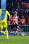 Eindhoven, 6 December 2016 Laatse groepswedstrijd in de Champions League Seizoen 2016/2017 PSV-FC Rostov, eindstand 0-0 en uitschakeling voor het gehele Europese Voetbal.
Oleksandr Zinchenko