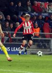 Eindhoven, 6 December 2016 Laatse groepswedstrijd in de Champions League Seizoen 2016/2017 PSV-FC Rostov, eindstand 0-0 en uitschakeling voor het gehele Europese Voetbal.
Oleksandr Zinchenko