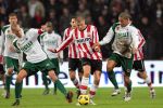 Seizoen 2010-1011 Eindhoven 13-11-2010 Eredivisie PSV-Excelsior. uitslag 4-2. Danny Koevermans en aanvoerder Ryan Koolwijk.
Foto: John Claessens