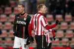 Seizoen 2011-2012 Eindhoven 02-02-2012 KNVB Beker PSV - NEC. Uitslag 3-2. Doelpunt Tim Matavz (PSV) en Ryan Koolwijk (NEC).
Foto: EIB/John Claessens