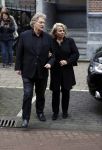 Amsterdam 15 december 2016
Herdenkingsdienst voor Joop Braakhekke in de Vondelkerk. paul fagel met vrouw