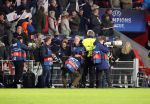 Eindhoven, 6 December 2016 Laatse groepswedstrijd in de Champions League Seizoen 2016/2017 PSV-FC Rostov, eindstand 0-0 en uitschakeling voor het gehele Europese Voetbal.
Persfotografen voor de trainersbank